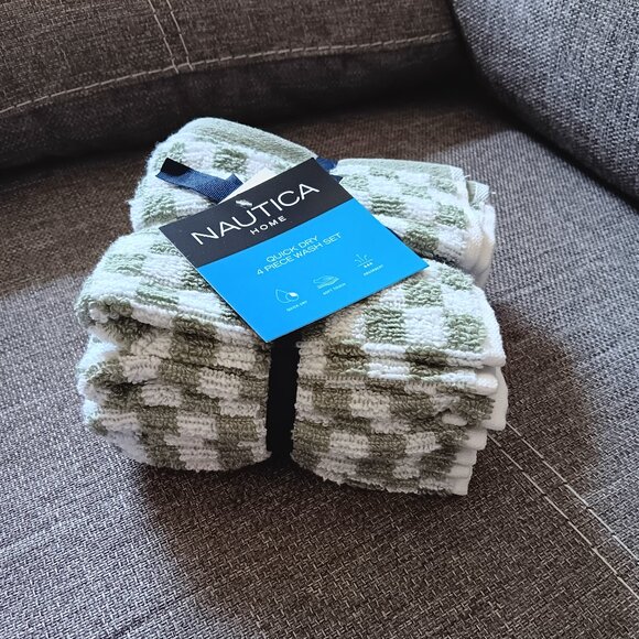 Nautica Home Bath Wash Cloths (Set of 4) - Picture 5 of 11